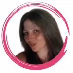 Page à propos - Photo de profil de lady web marketing - femme brune aux longs cheveux