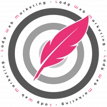 Logo transparent Lady Web Marketing – rédaction web, copywriting et stratégie de contenu SEO