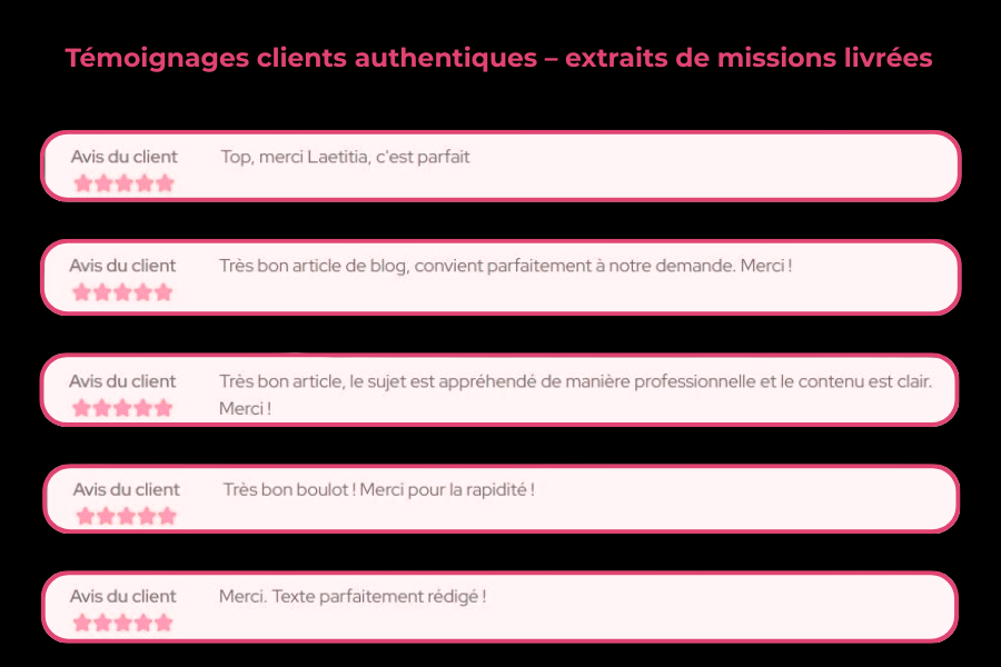 Retours d’expérience sur la qualité, la réactivité et l’expertise