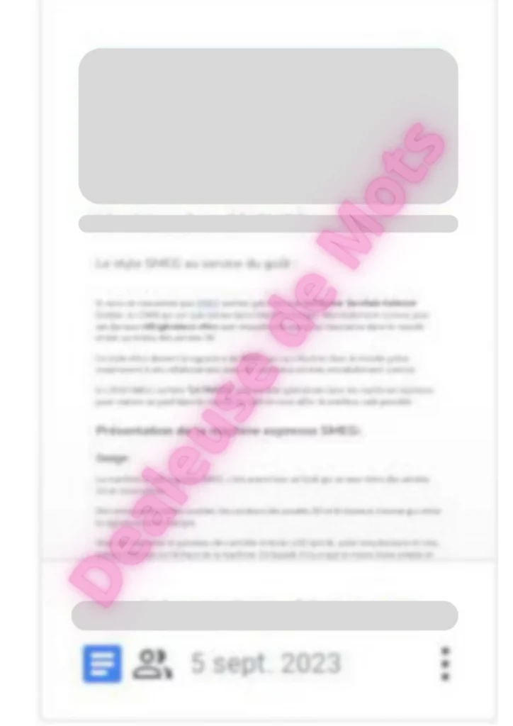 Page de vente e-commerce – structure rédigée Structure d’une page de vente e-commerce rédigée sur 9 pages – Aperçu anonymisé du rendu final.